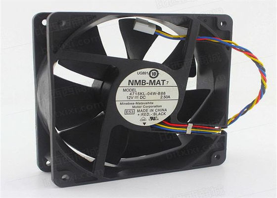 فن خنک کننده دمای معادن تخلیه حرارتی 2.4W 50000 ساعت 3000 دور در دقیقه فن مورد