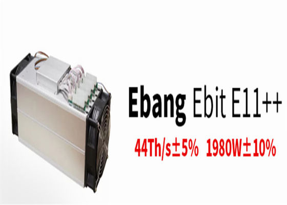 44TH/S 1980W ماشین دست دوم Crypto BTC Mining Ebit E11 ++ SHA256d