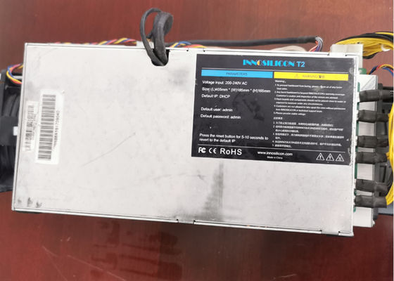 1570W Bitسکه معدن کار دستگاه دست دوم Innosilicon T2 17.2TH/S