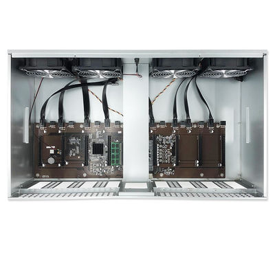 6gpu دکل معدن Frame Gpu Mining Case جدید OEM برای کارت گرافیک Atx