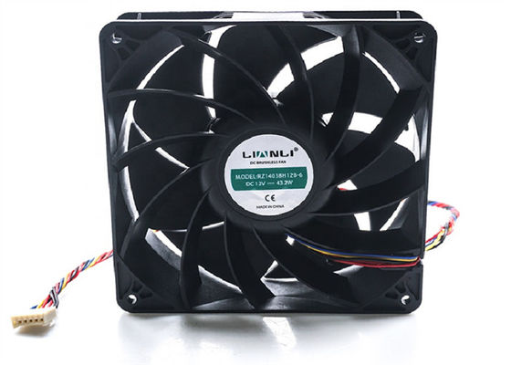 140*140*38mm 12v 14038 طرفداران خنک کننده معدن با قدرت بالا برای Avalon