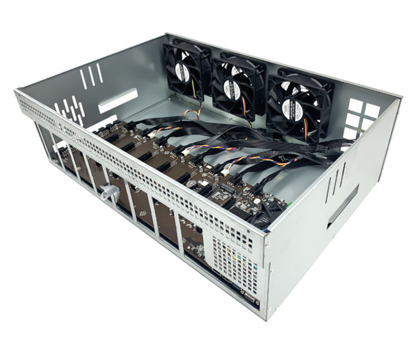 8gpu دکل معدن Frame New Eth Crypto Mining Rack برای کارت گرافیک Rtx Gtx