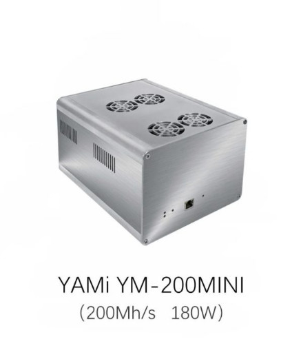 2022 کاملاً جدید YAMI Tech ETH ETC Asic Miner YM-200 MINI 200M 180W Ethash Mining